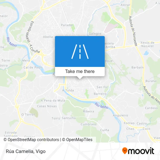 Rúa Camelia map