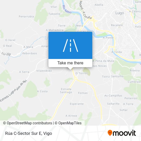 Rúa C-Sector Sur E map