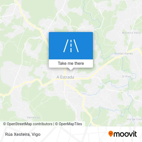 Rúa Xesteira map