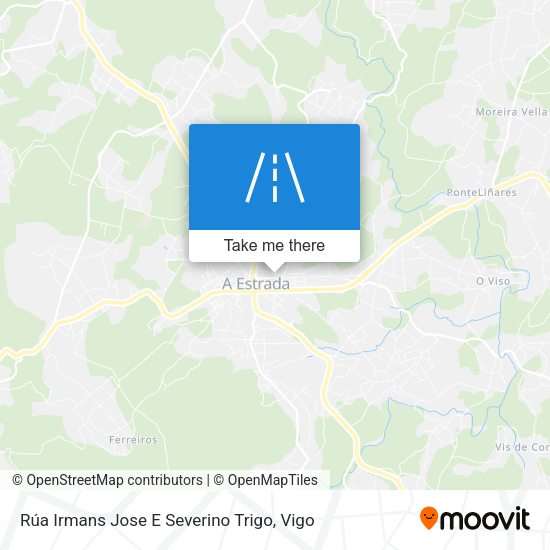 Rúa Irmans Jose E Severino Trigo map