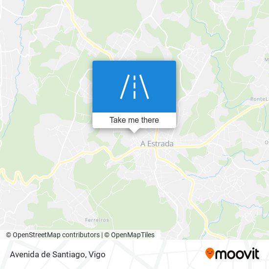 mapa Avenida de Santiago