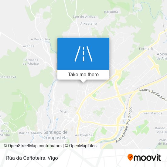 Rúa da Cañoteira map