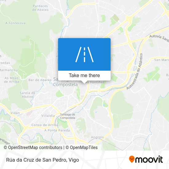 Rúa da Cruz de San Pedro map
