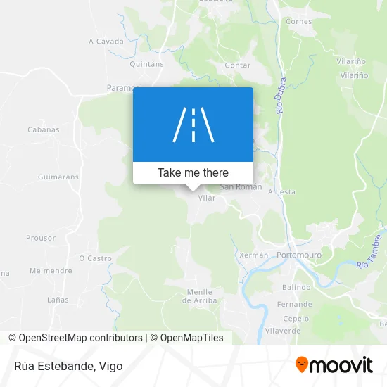 Rúa Estebande map