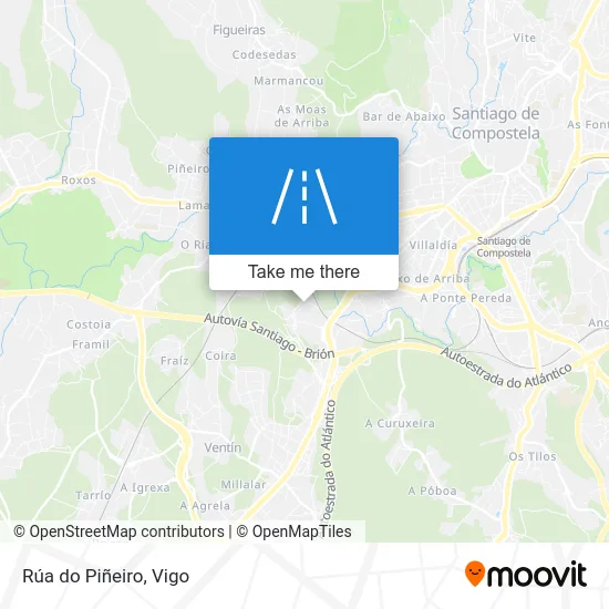 Rúa do Piñeiro map