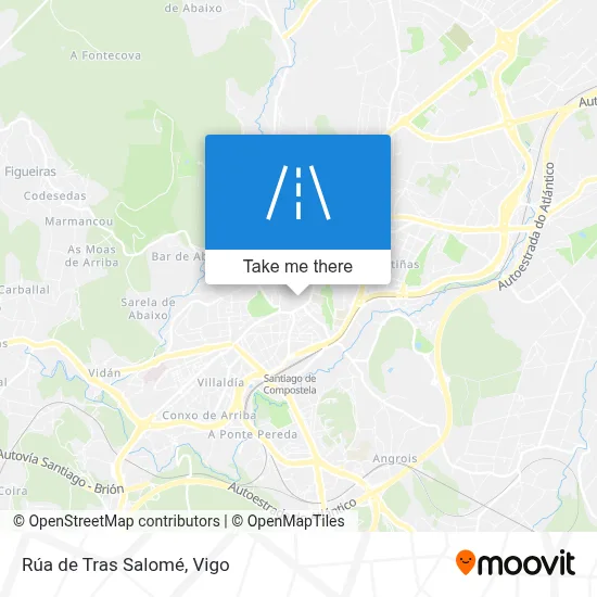 Rúa de Tras Salomé map