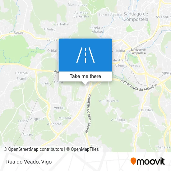 Rúa do Veado map