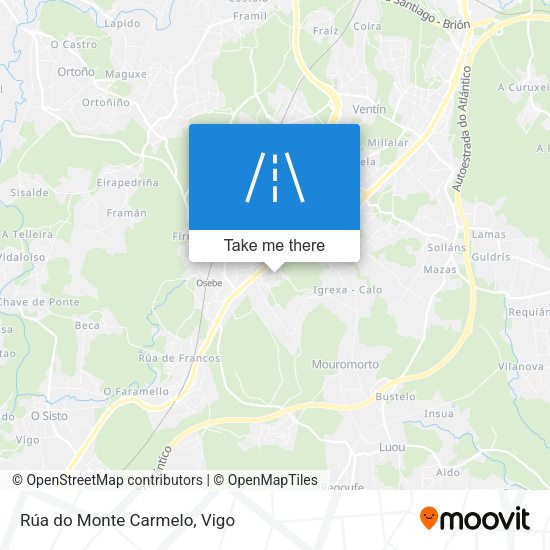 Rúa do Monte Carmelo map