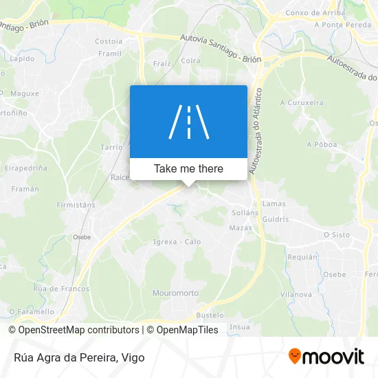 Rúa Agra da Pereira map