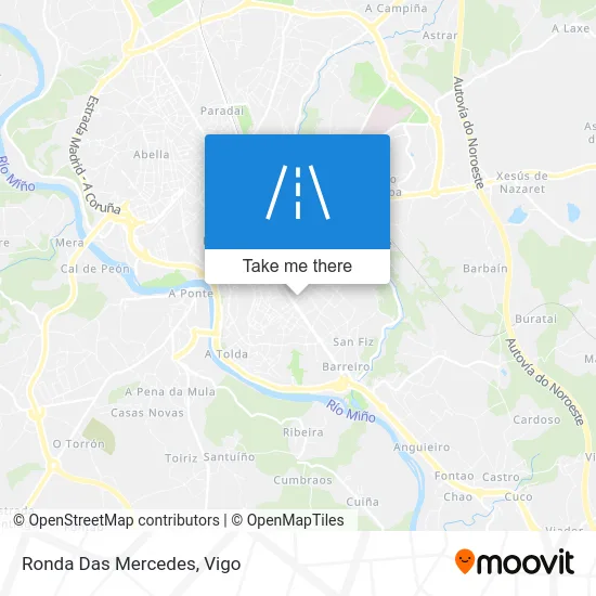 Ronda Das Mercedes map