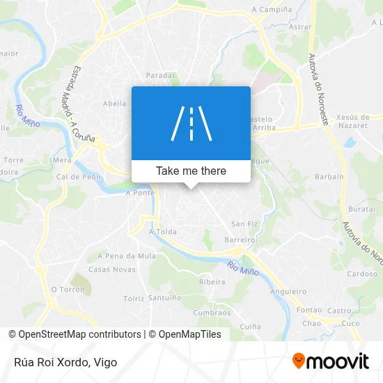 Rúa Roi Xordo map