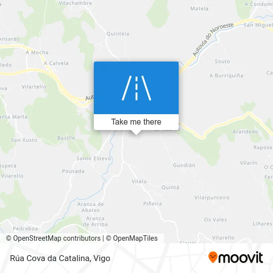 Rúa Cova da Catalina map