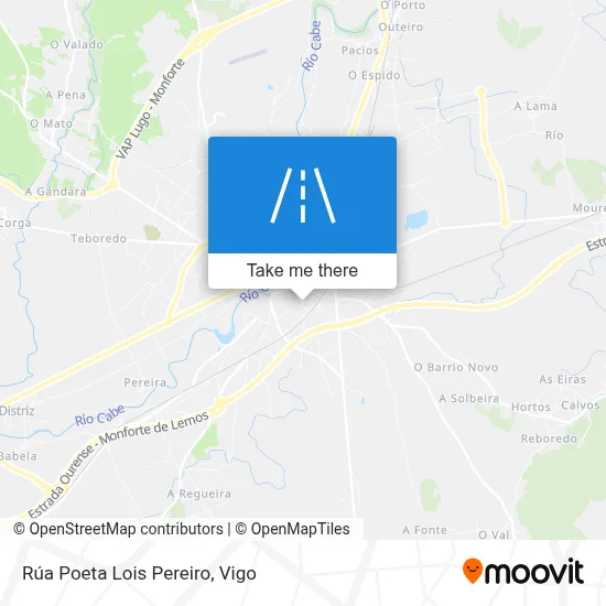 Rúa Poeta Lois Pereiro map