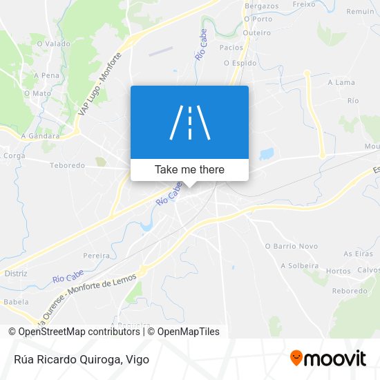 Rúa Ricardo Quiroga map