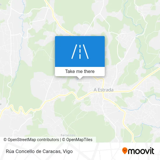 Rúa Concello de Caracas map