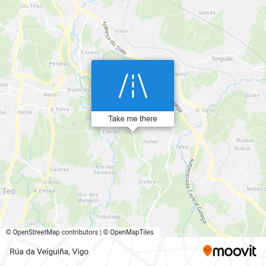 Rúa da Veiguiña map