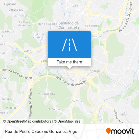 Rúa de Pedro Cabezas González map