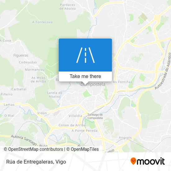 Rúa de Entregaleras map