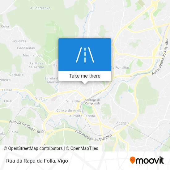 Rúa da Rapa da Folla map