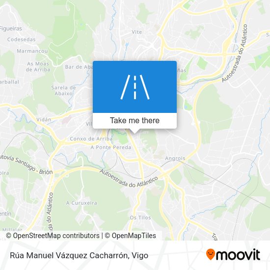 Rúa Manuel Vázquez Cacharrón map