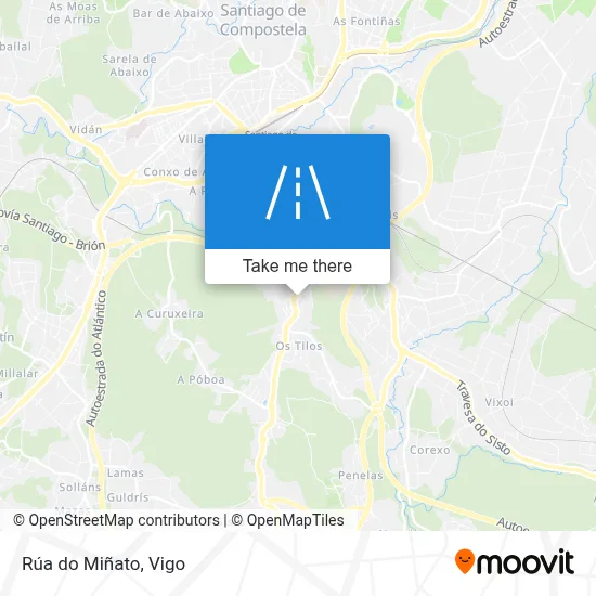 Rúa do Miñato map
