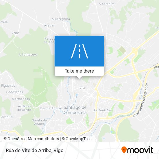 Rúa de Vite de Arriba map