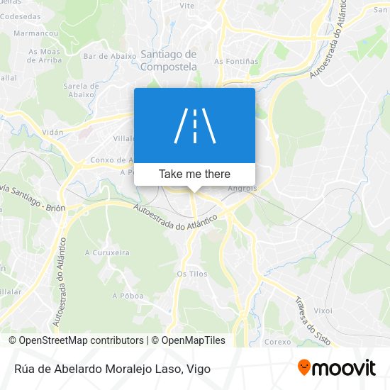 Rúa de Abelardo Moralejo Laso map