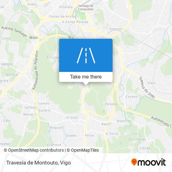 Travesía de Montouto map