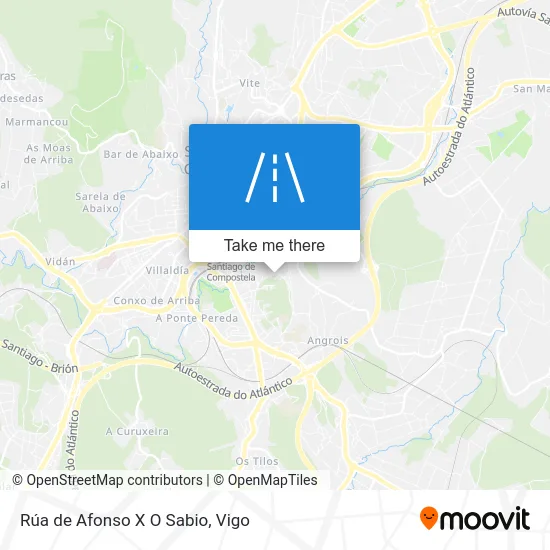 Rúa de Afonso X O Sabio map