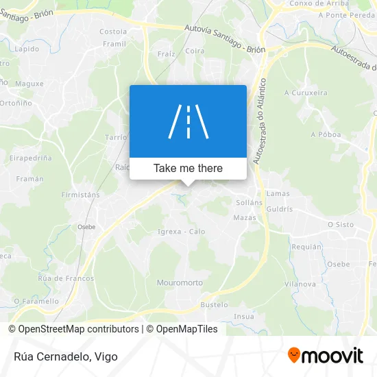 Rúa Cernadelo map
