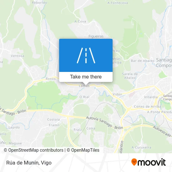 Rúa de Munín map