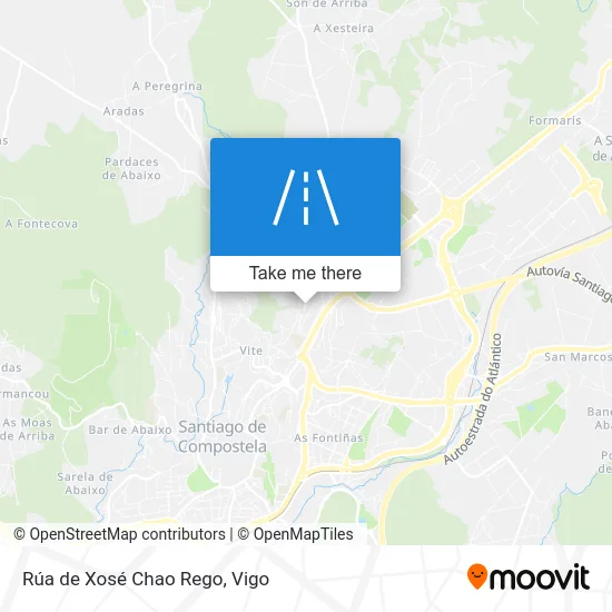 Rúa de Xosé Chao Rego map