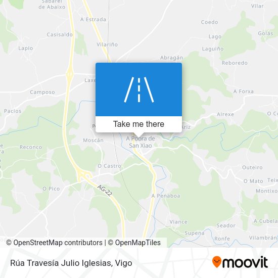 Rúa Travesía Julio Iglesias map