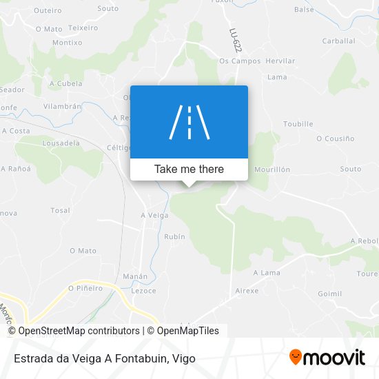 Estrada da Veiga A Fontabuin map