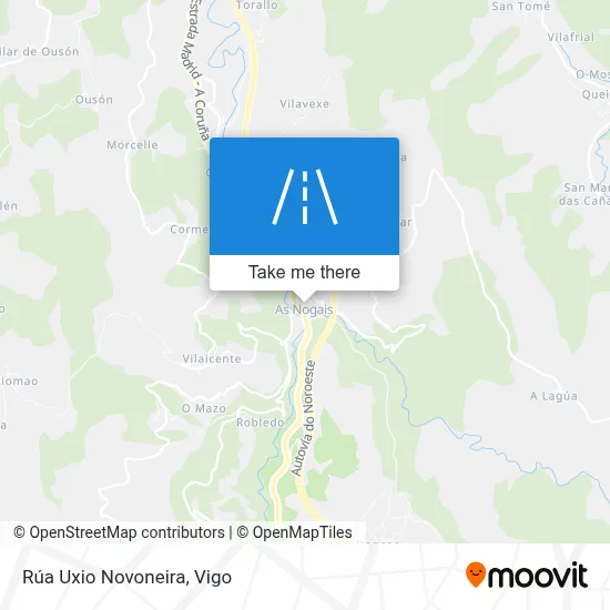 Rúa Uxio Novoneira map