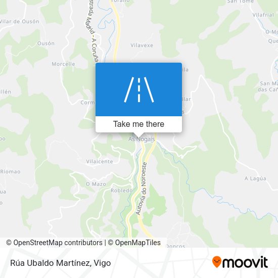 Rúa Ubaldo Martínez map