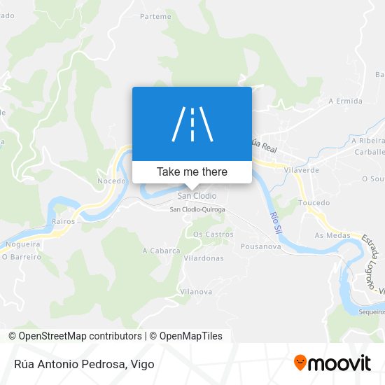 Rúa Antonio Pedrosa map