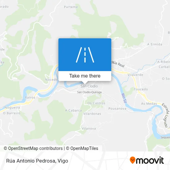 Rúa Antonio Pedrosa map