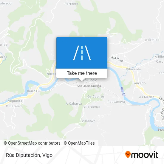 Rúa Diputación map