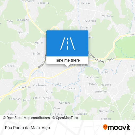 Rúa Poeta da Maía map
