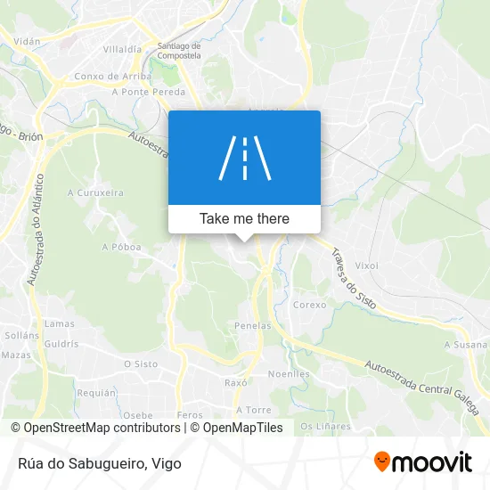 Rúa do Sabugueiro map