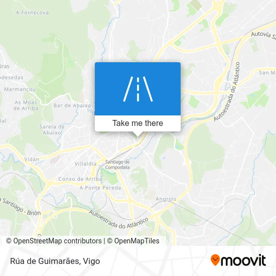 Rúa de Guimarães map