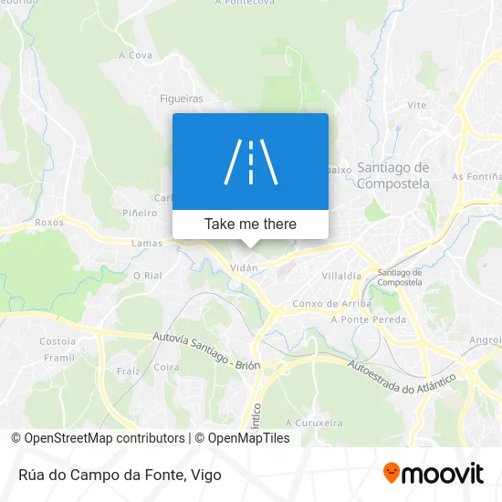 Rúa do Campo da Fonte map