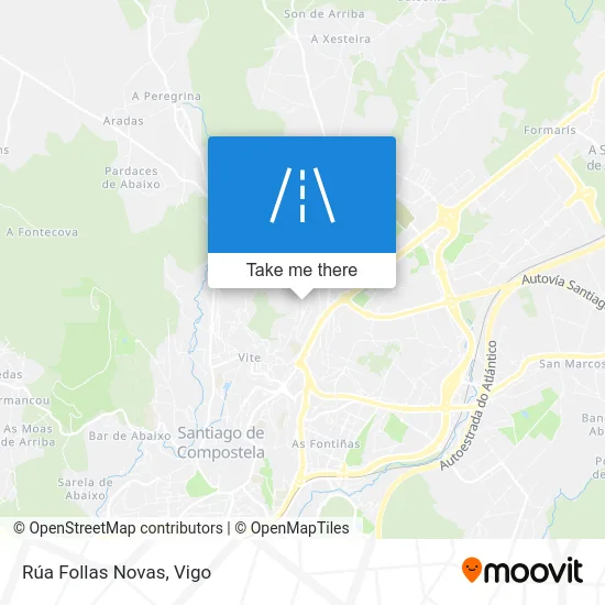 Rúa Follas Novas map