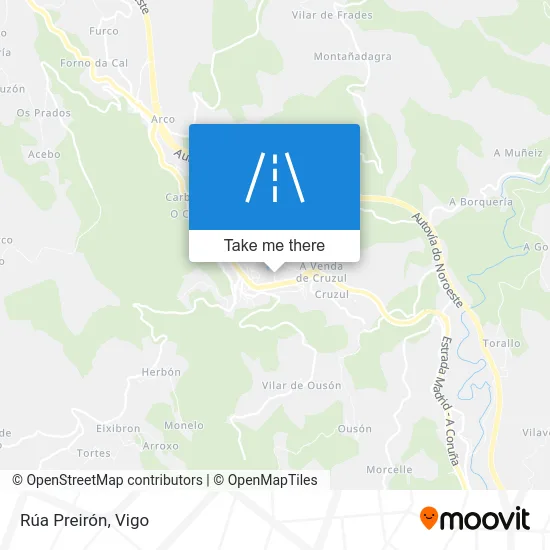 Rúa Preirón map