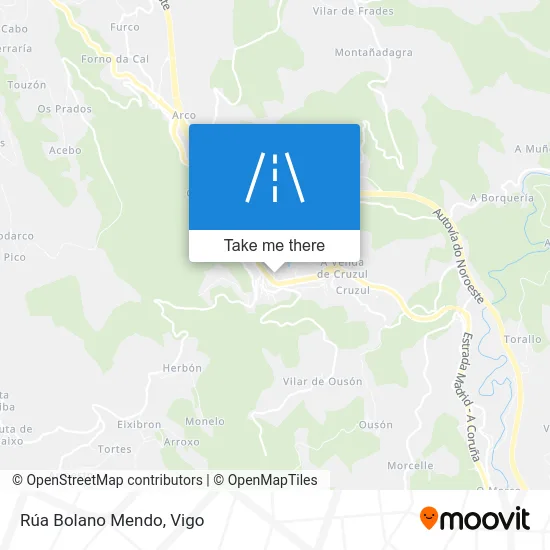 Rúa Bolano Mendo map