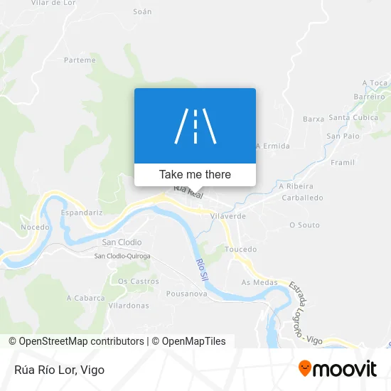 Rúa Río Lor map