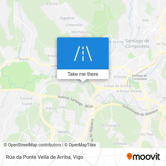 Rúa da Ponte Vella de Arriba map
