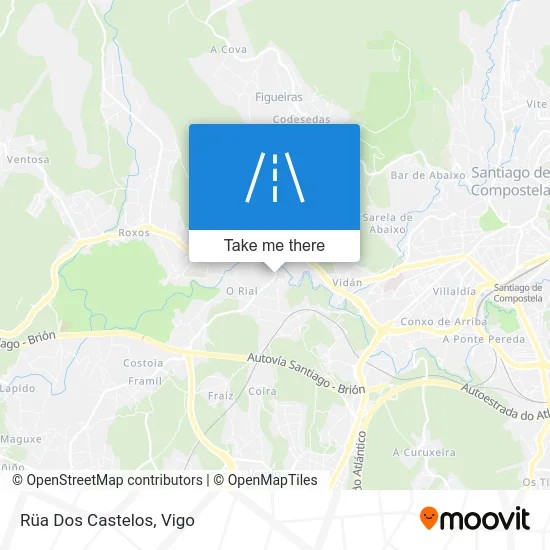 Rüa Dos Castelos map