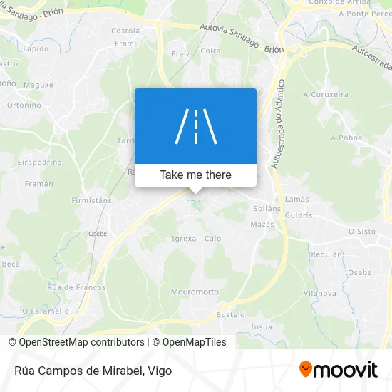 Rúa Campos de Mirabel map
